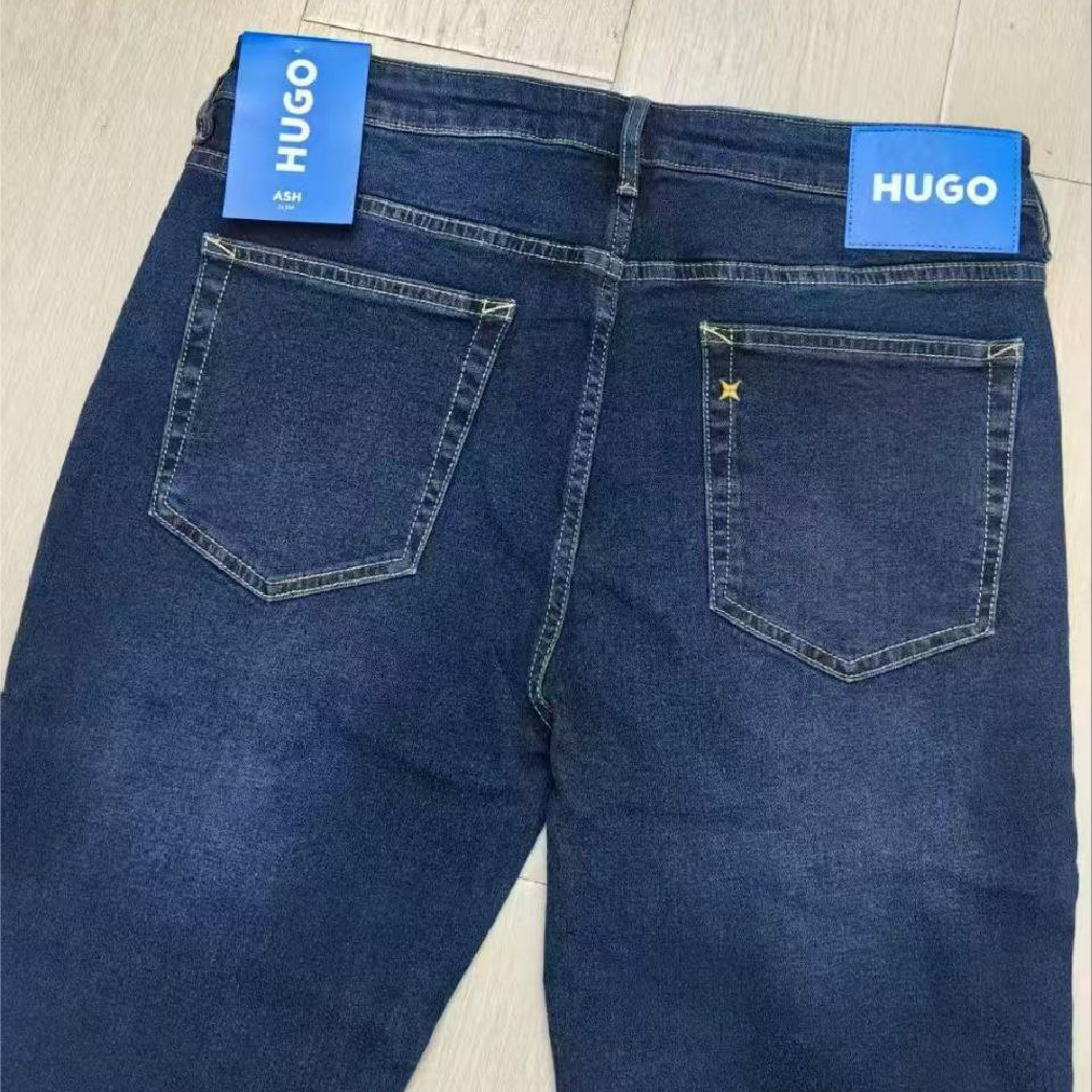 Hugo Boss Dark Blue Stretch Denim Jeans-06