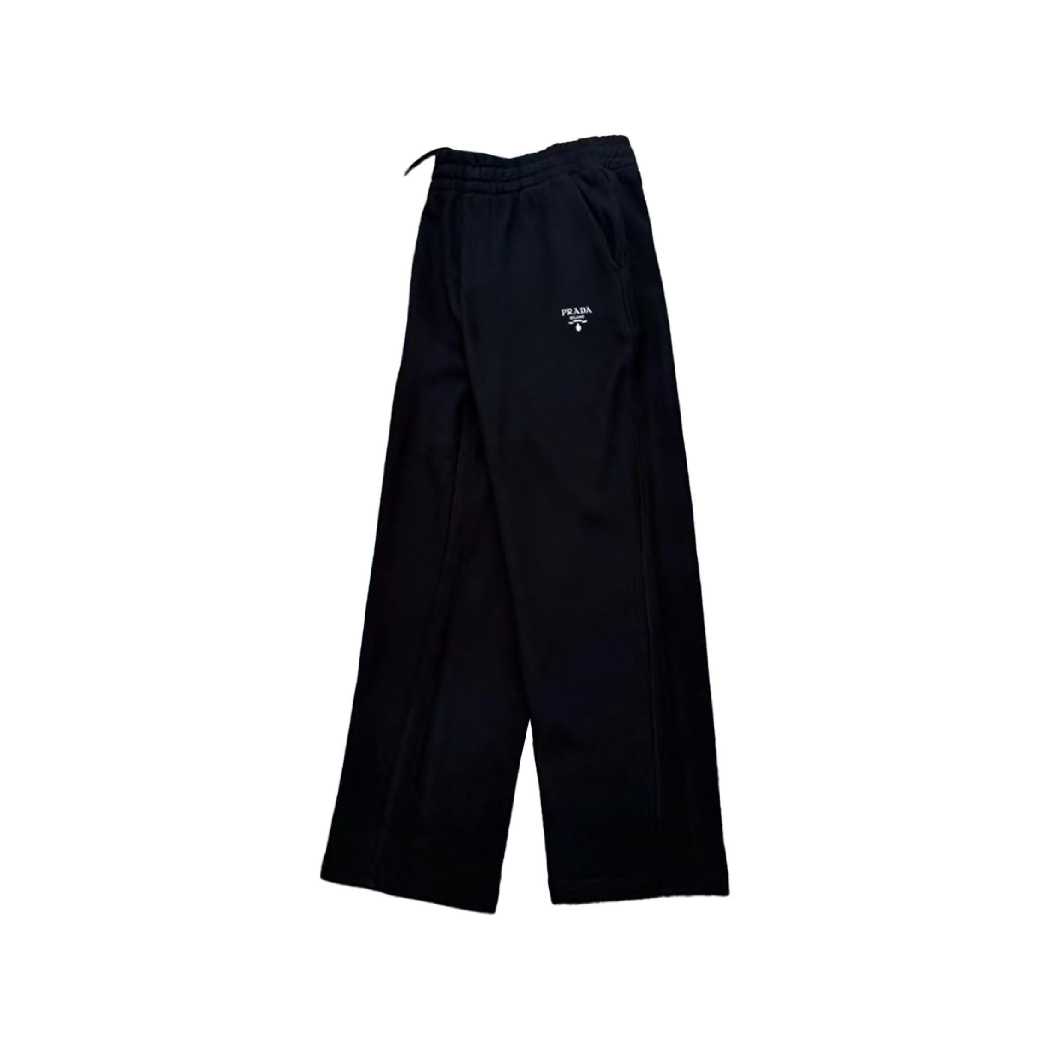 Prada Triangle Metal Logo Jogger Pants-02