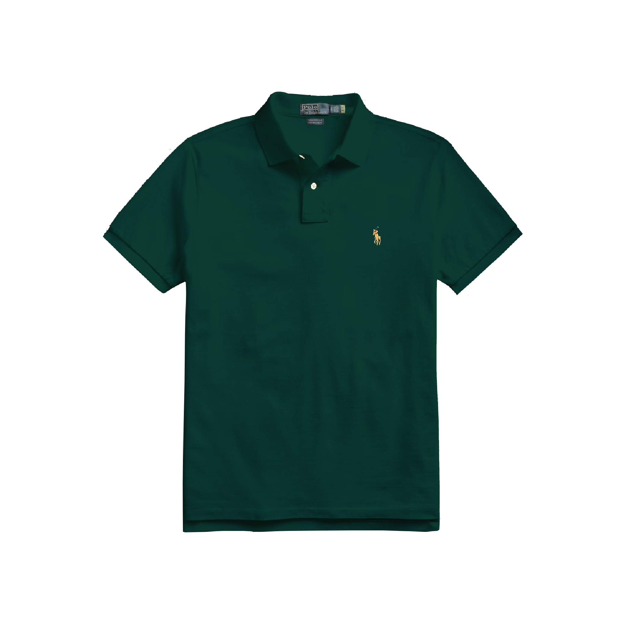 Raph Lauren Custom Slim Fit Mesh Polo Shirt 3-06