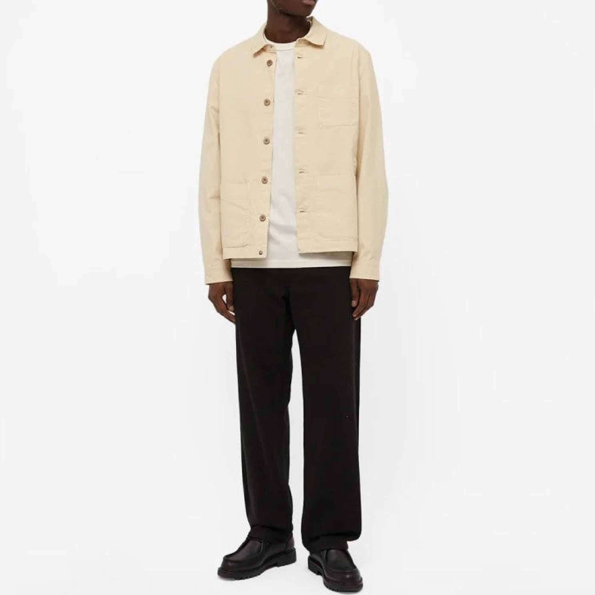 Fred Perry taped ringer crewneck tee in black-gold-10