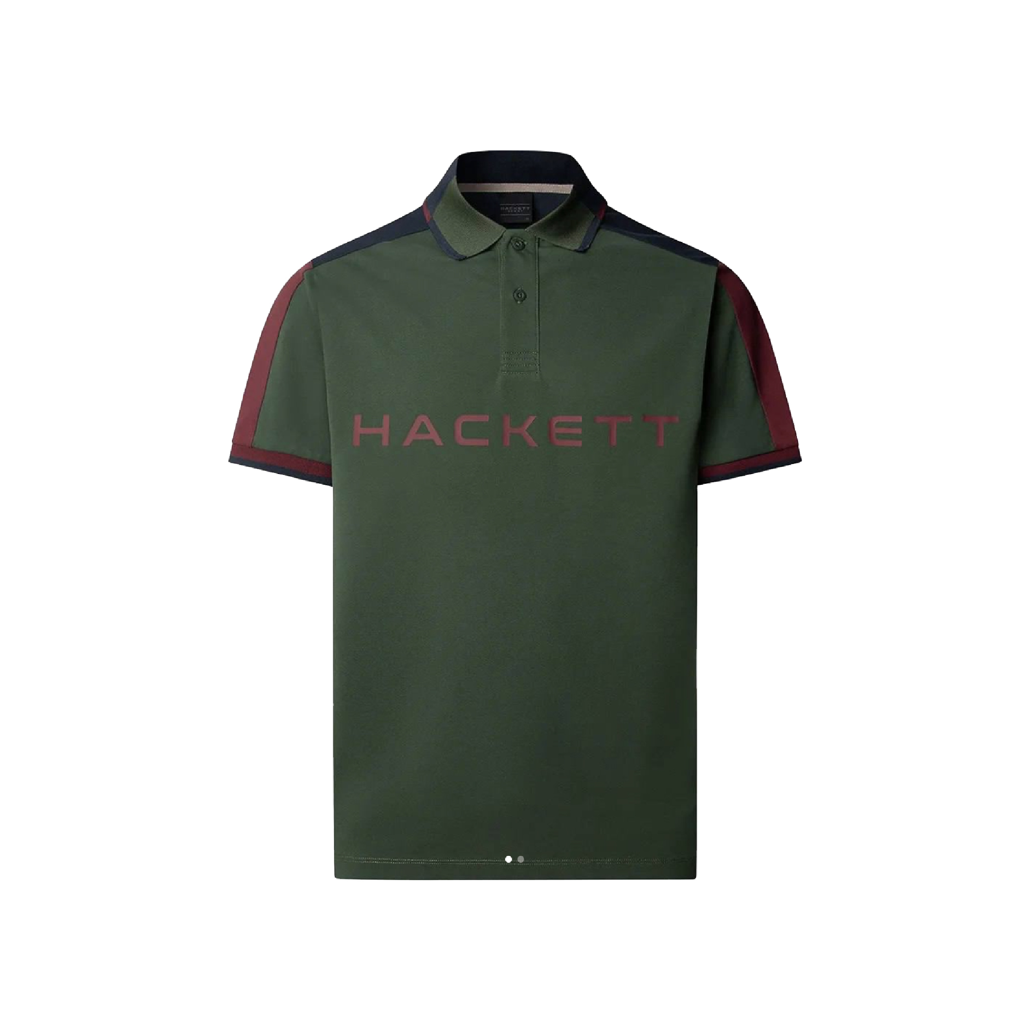 Hackett London Front Back & Shoulder Contrast Polo-06