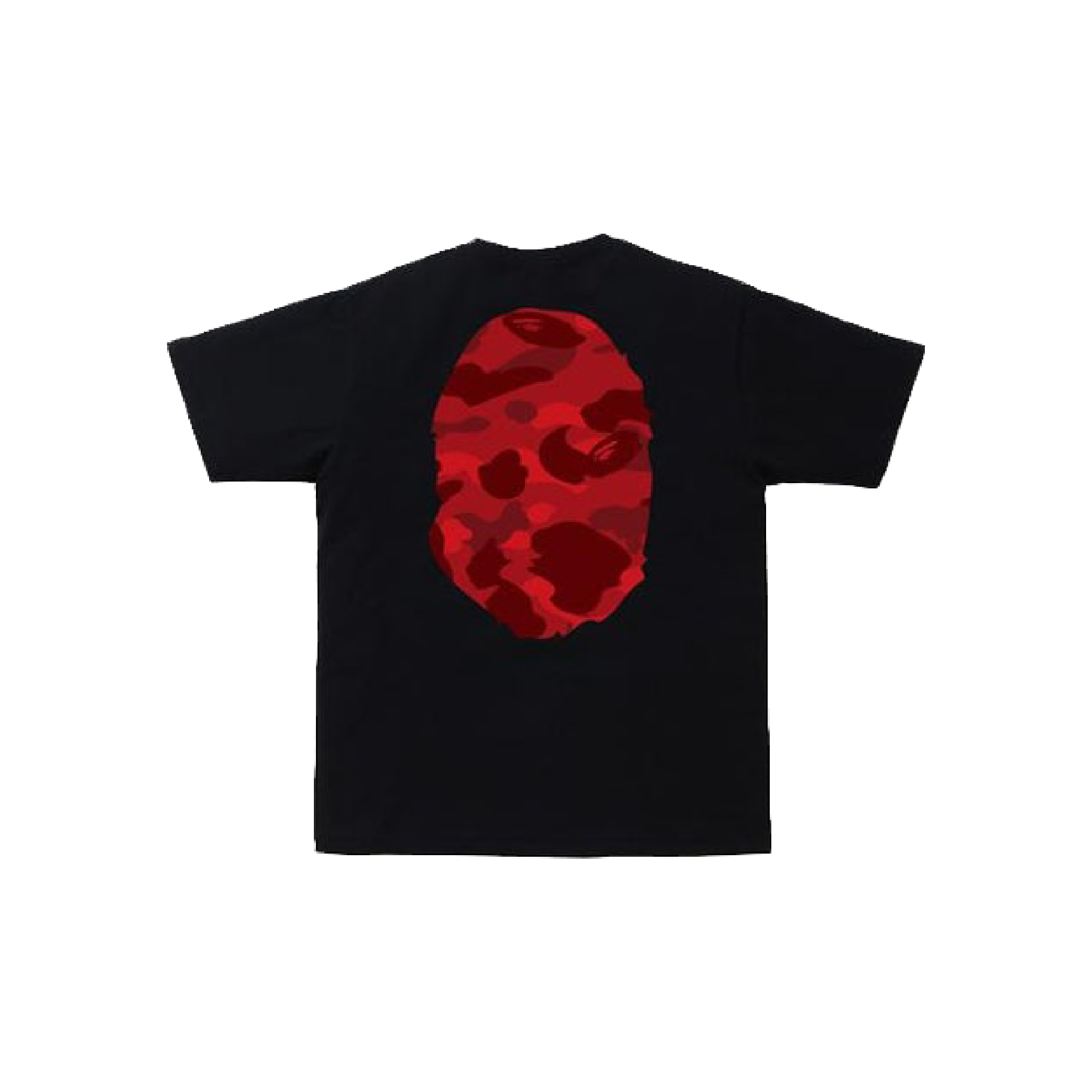 Bape Big Ape Head Red Camo Logo Tee-04