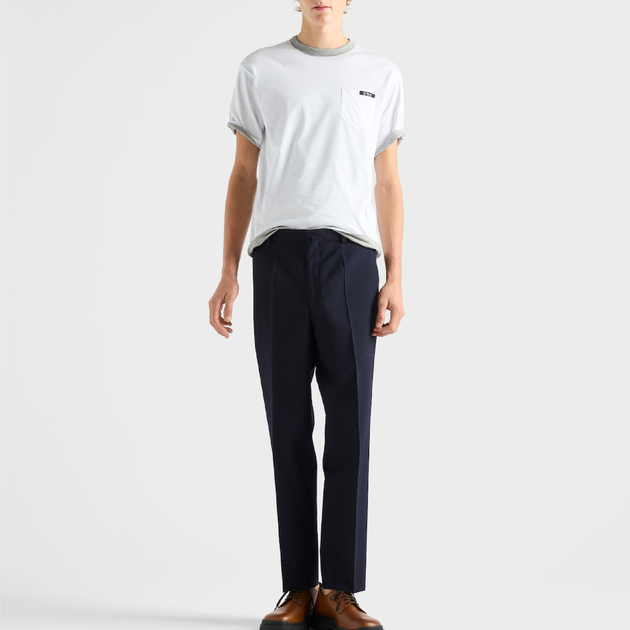 Prada Reversible cotton T-shirt-12