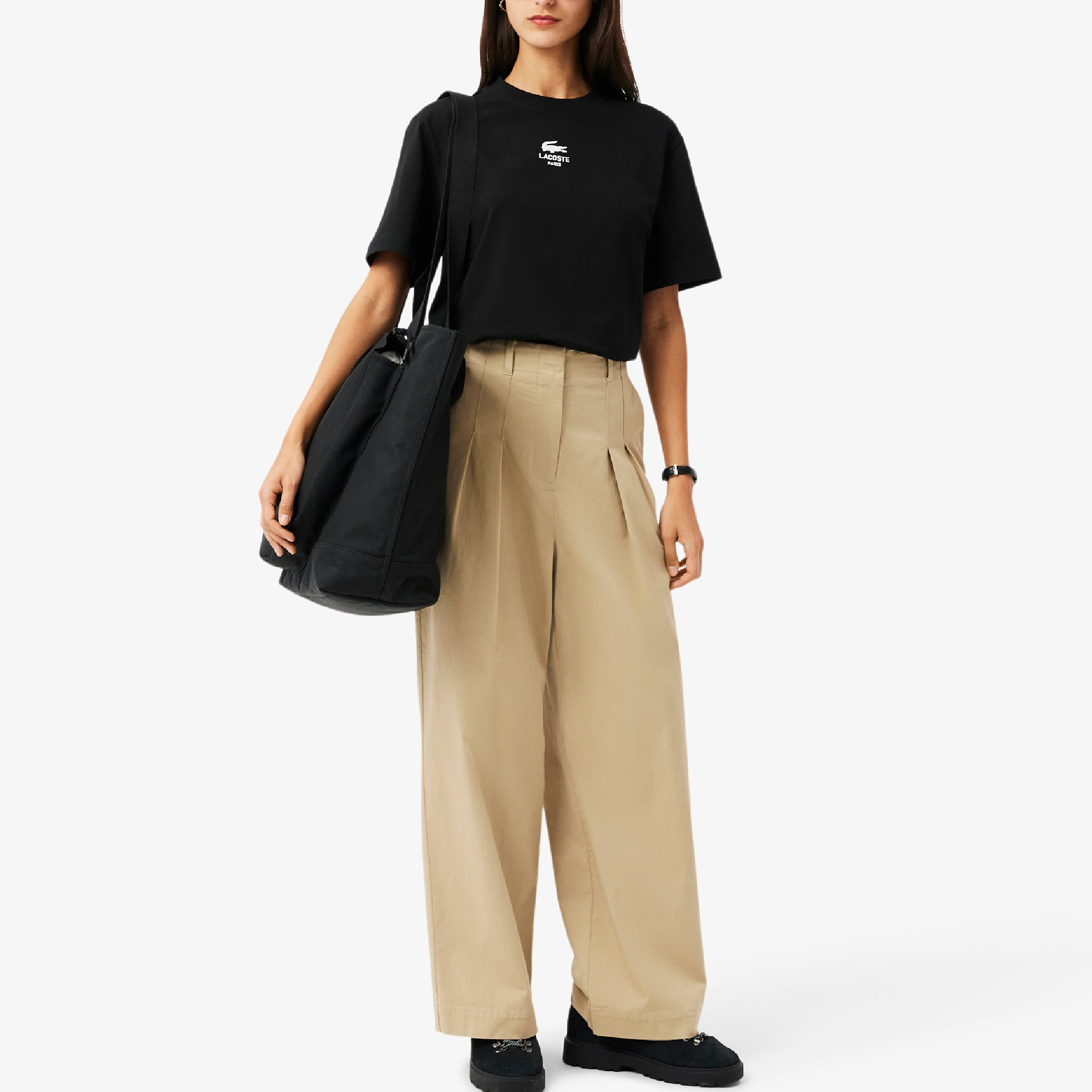 Lacoste paris centre croc logo Tee-17