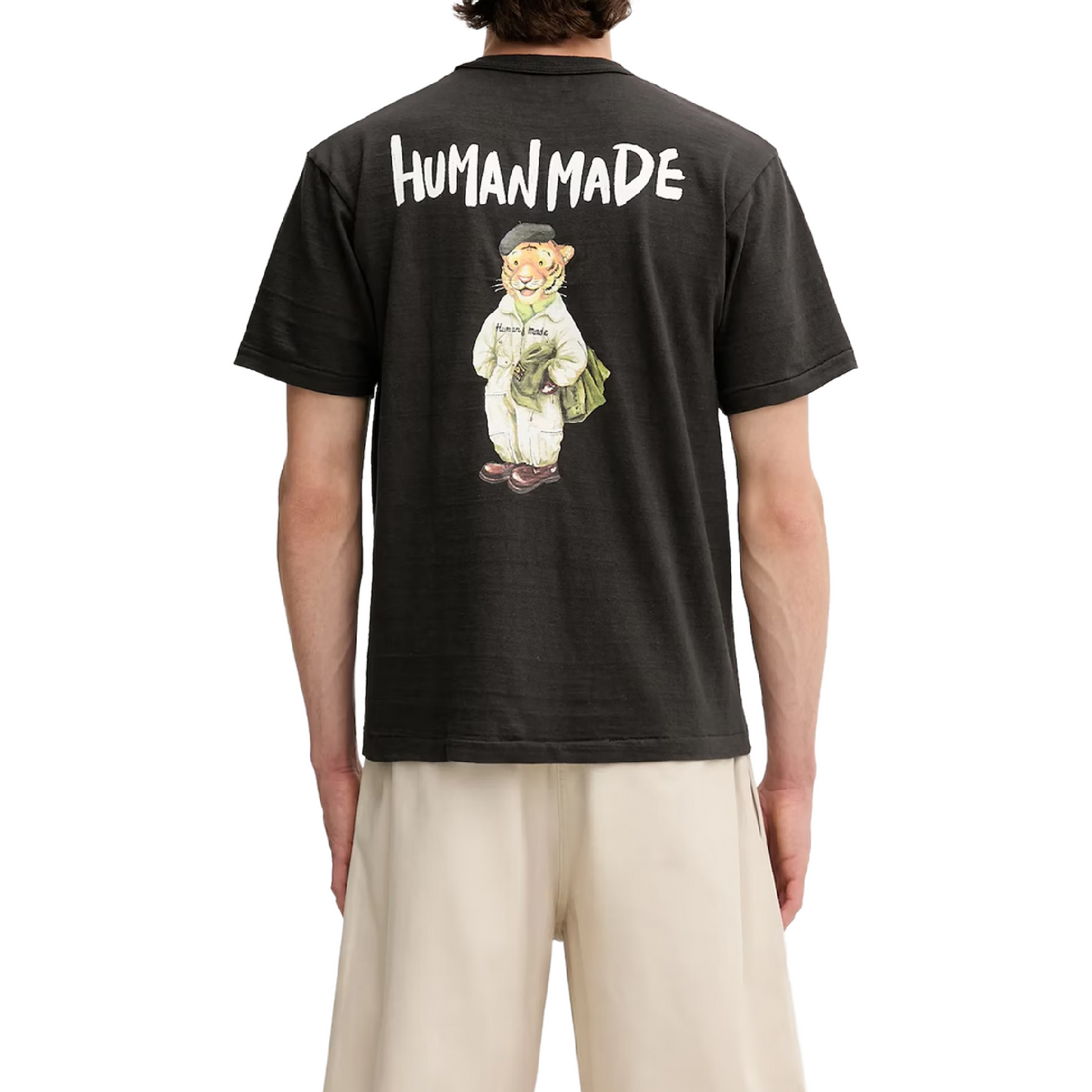 Human Made Front Heart Back Tiger Tee-09
