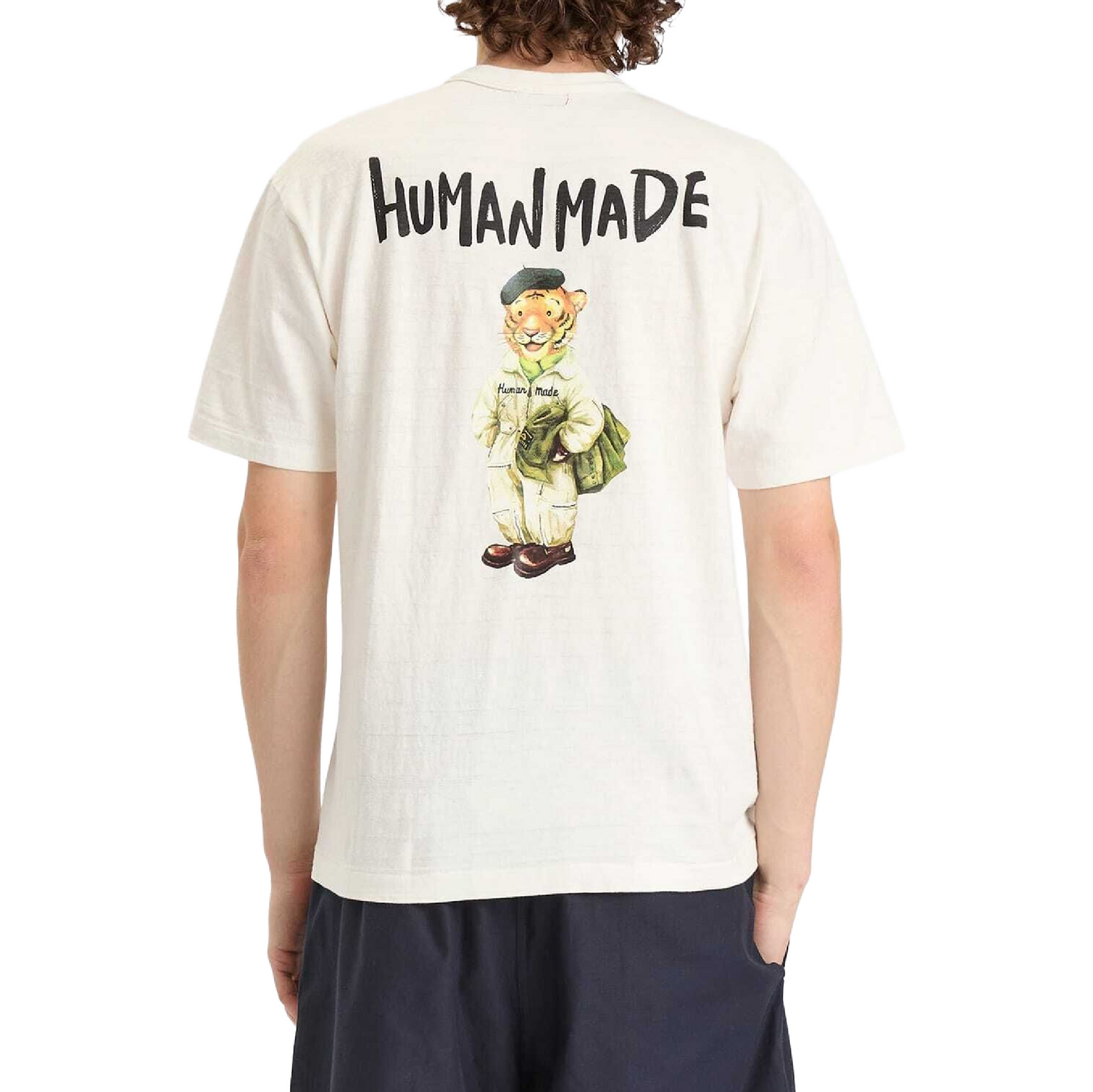Human Made Front Heart Back Tiger Tee-11