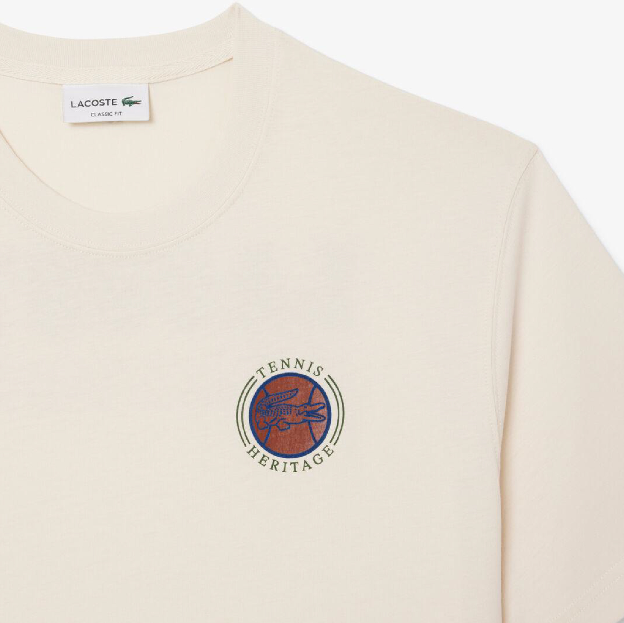 Lacoste Heritage Multi Print Crewneck Tee-08