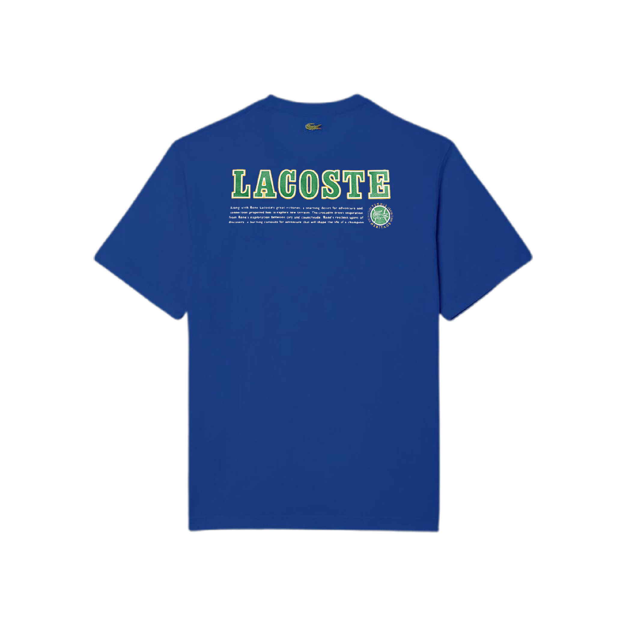 Lacoste Heritage Multi Print Crewneck Tee-04