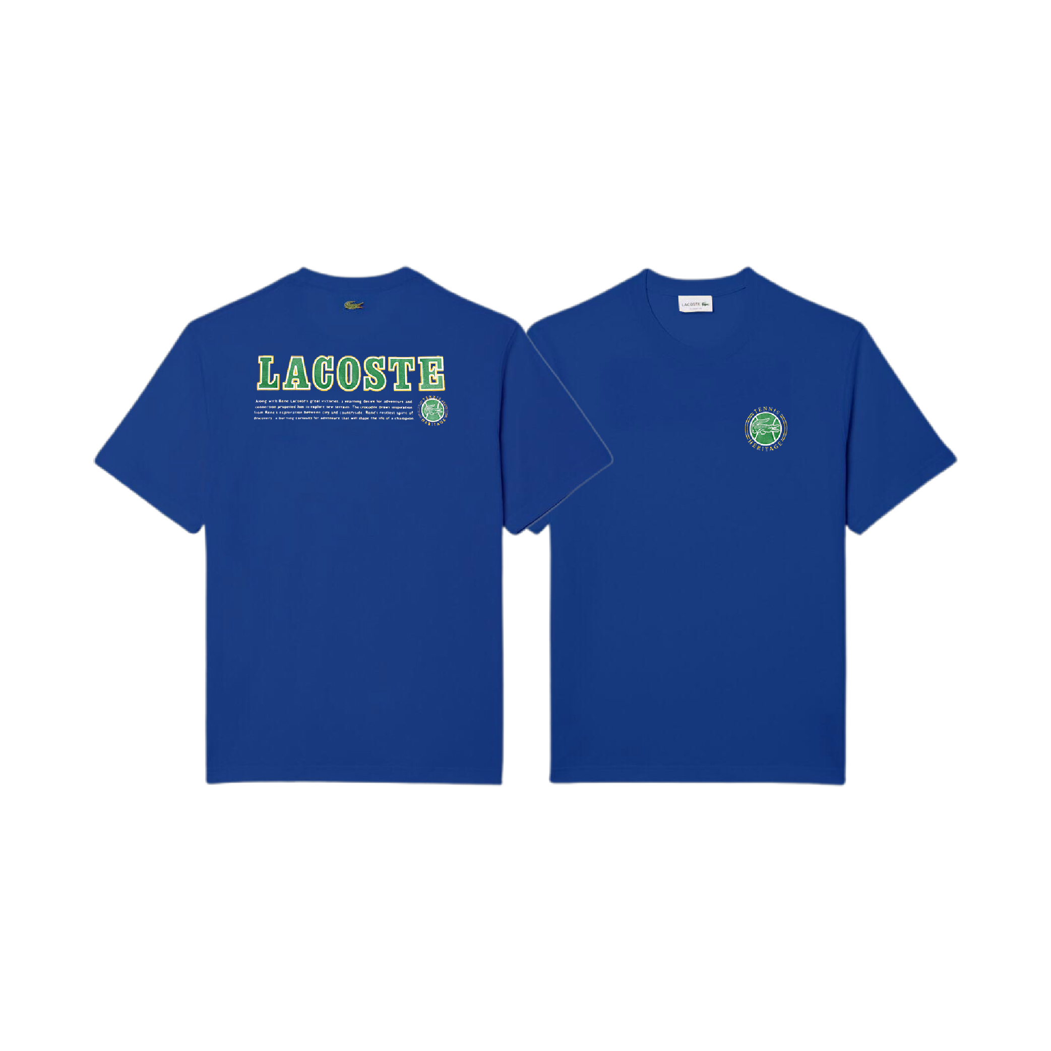 Lacoste Heritage Multi Print Crewneck Tee-02