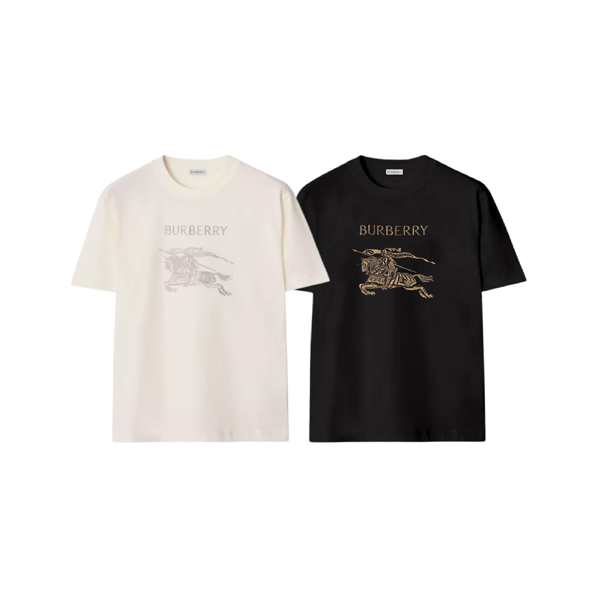 Burberry Centre Embroidered EKD Big Logo Tee-01