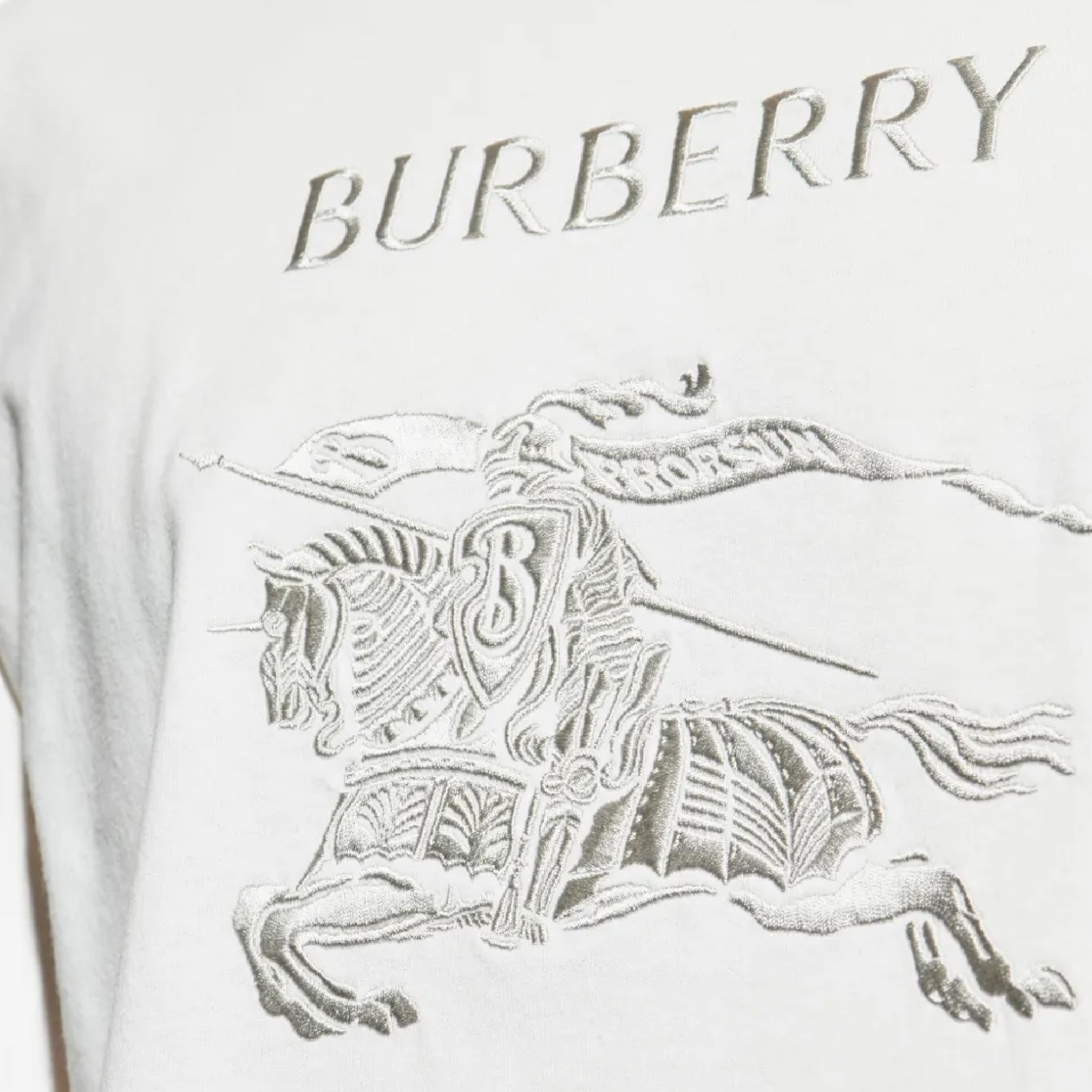 Burberry Centre Embroidered EKD Big Logo Tee-04