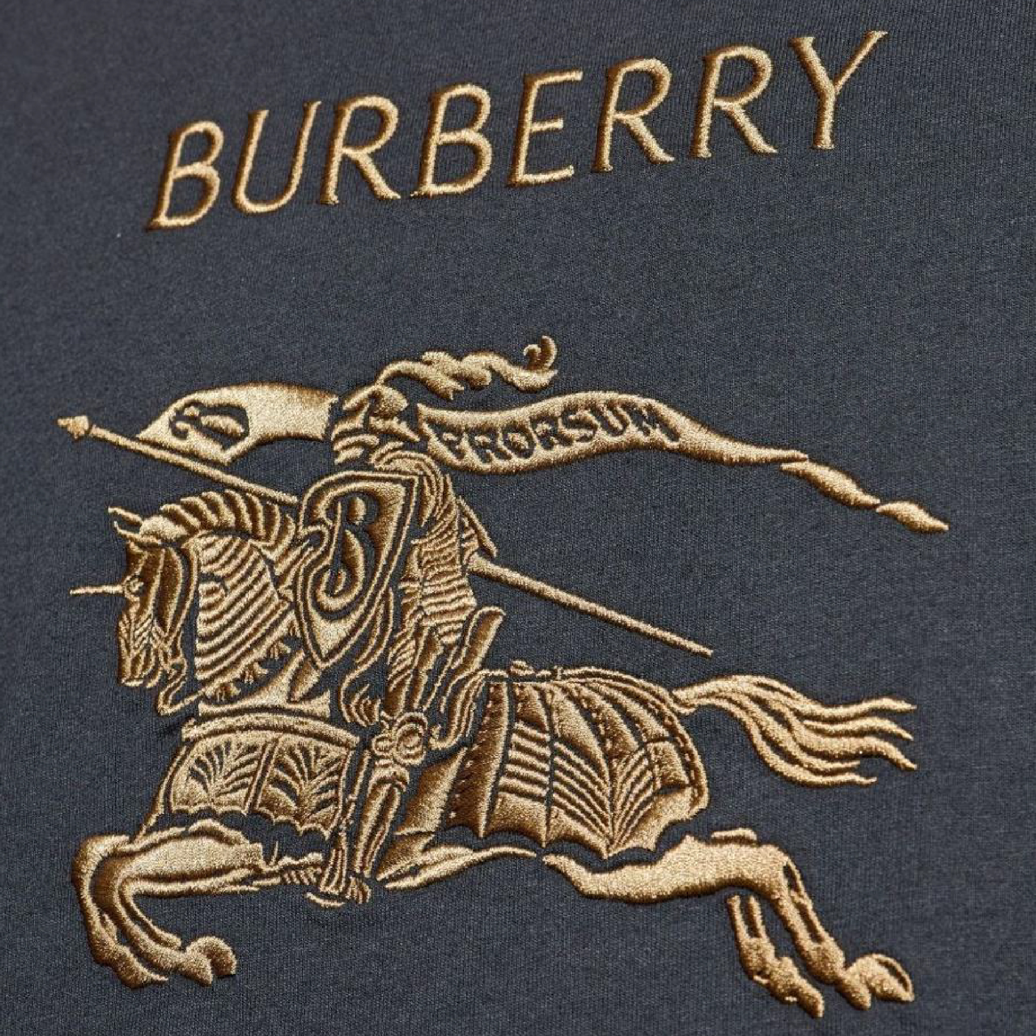 Burberry Centre Embroidered EKD Big Logo Tee-05