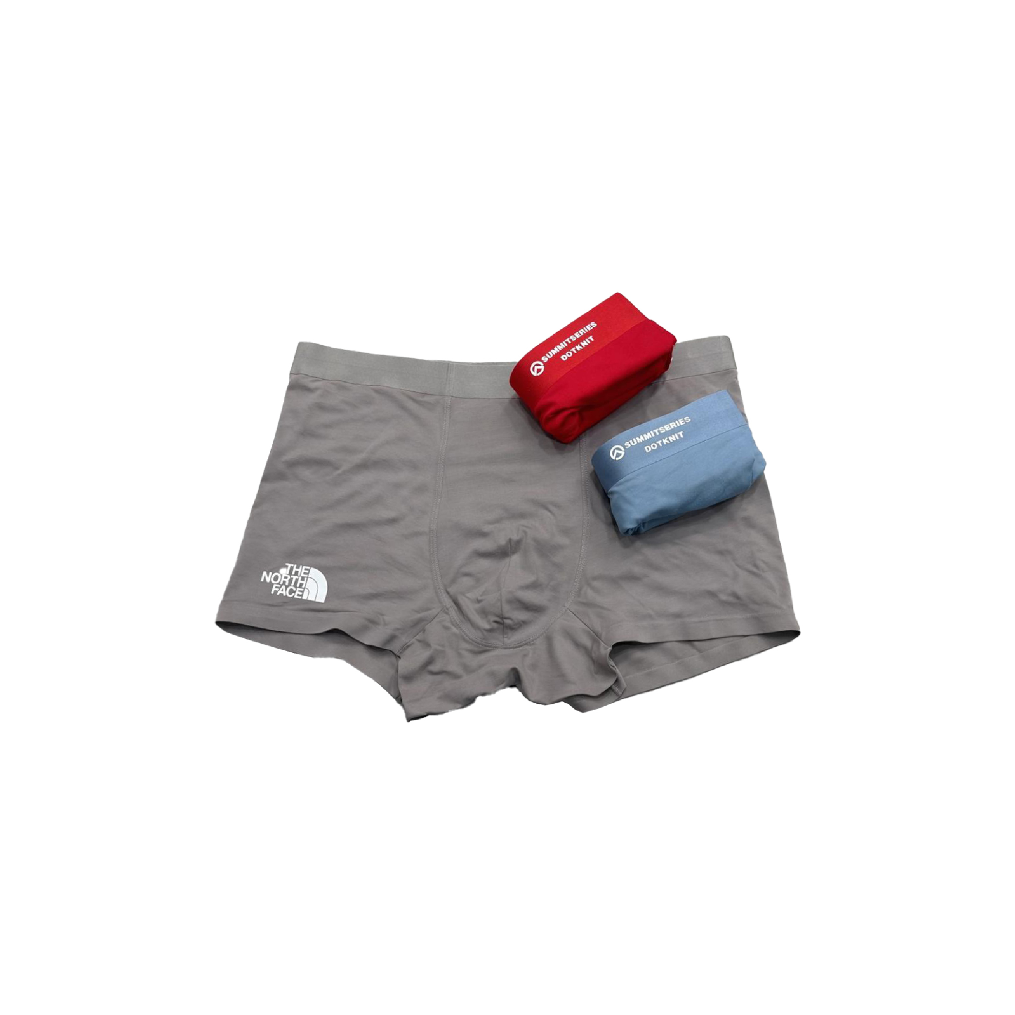 The North Face Men's Boxer Briefs 3-in-1 Set (All Red-01