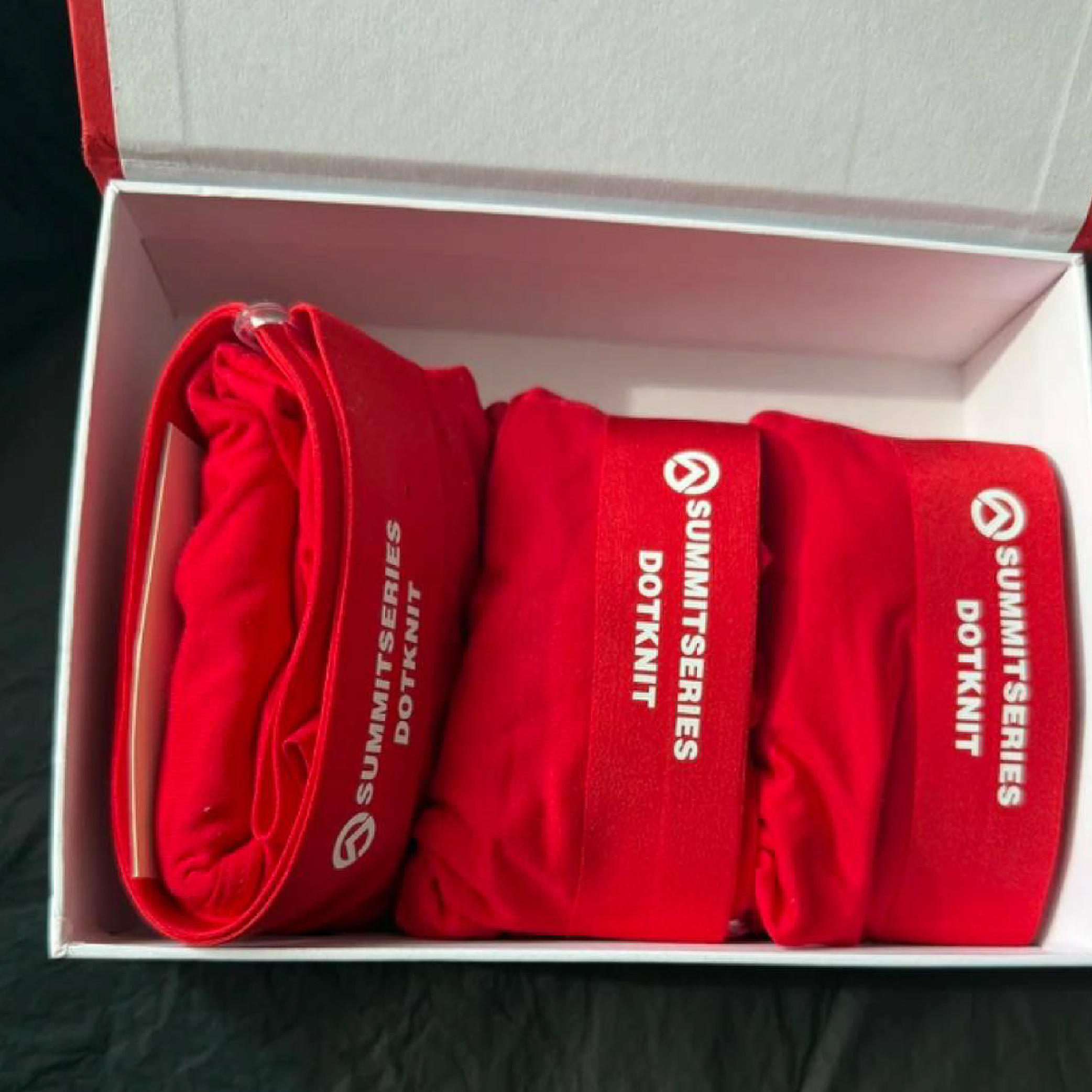 The North Face Men's Boxer Briefs 3-in-1 Set (All Red-04