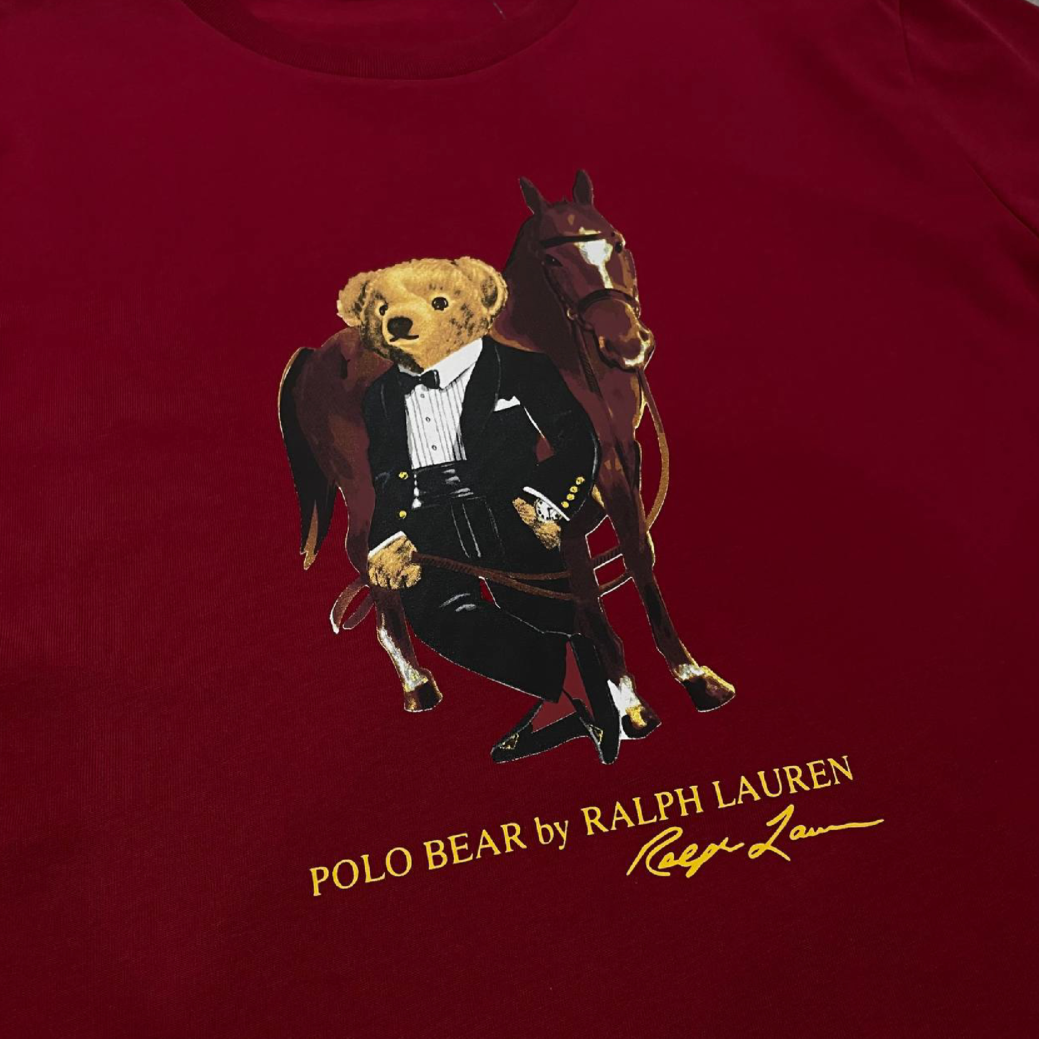 Polo Rlaph Lauren Polo Bear Year of Horse Tee-05