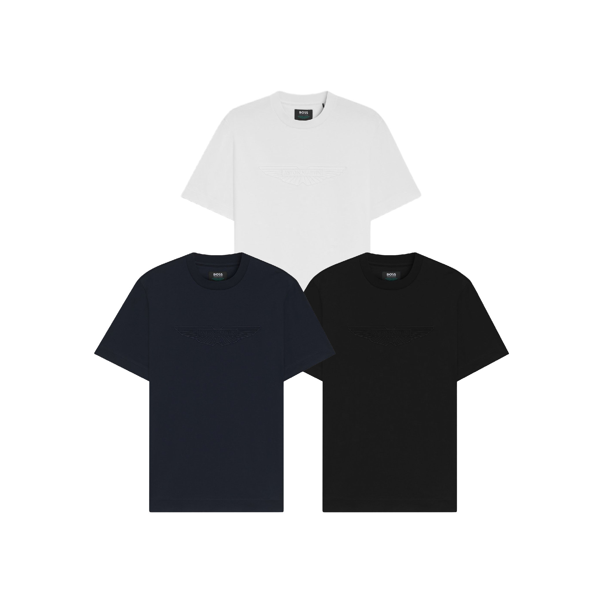 Hugo Boss x Aston Martin Embroidered Wing Detail Logo Tee (Special Edition) (1)