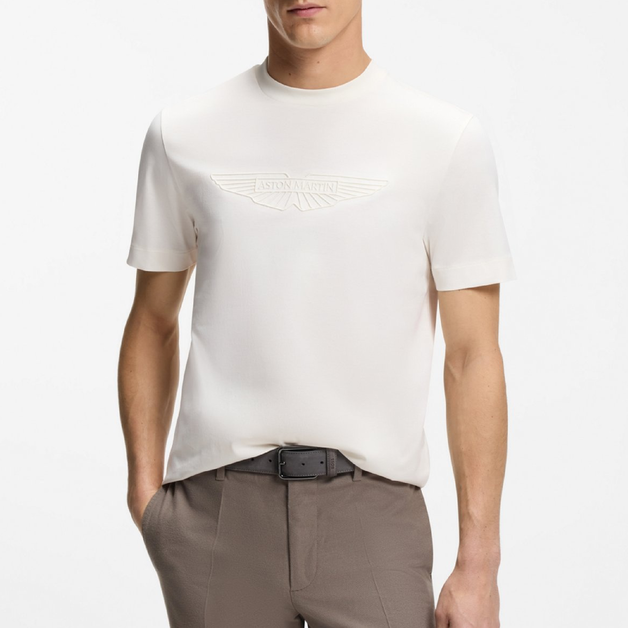 Hugo Boss x Aston Martin Embroidered Wing Detail Logo Tee (Special Edition) (10)
