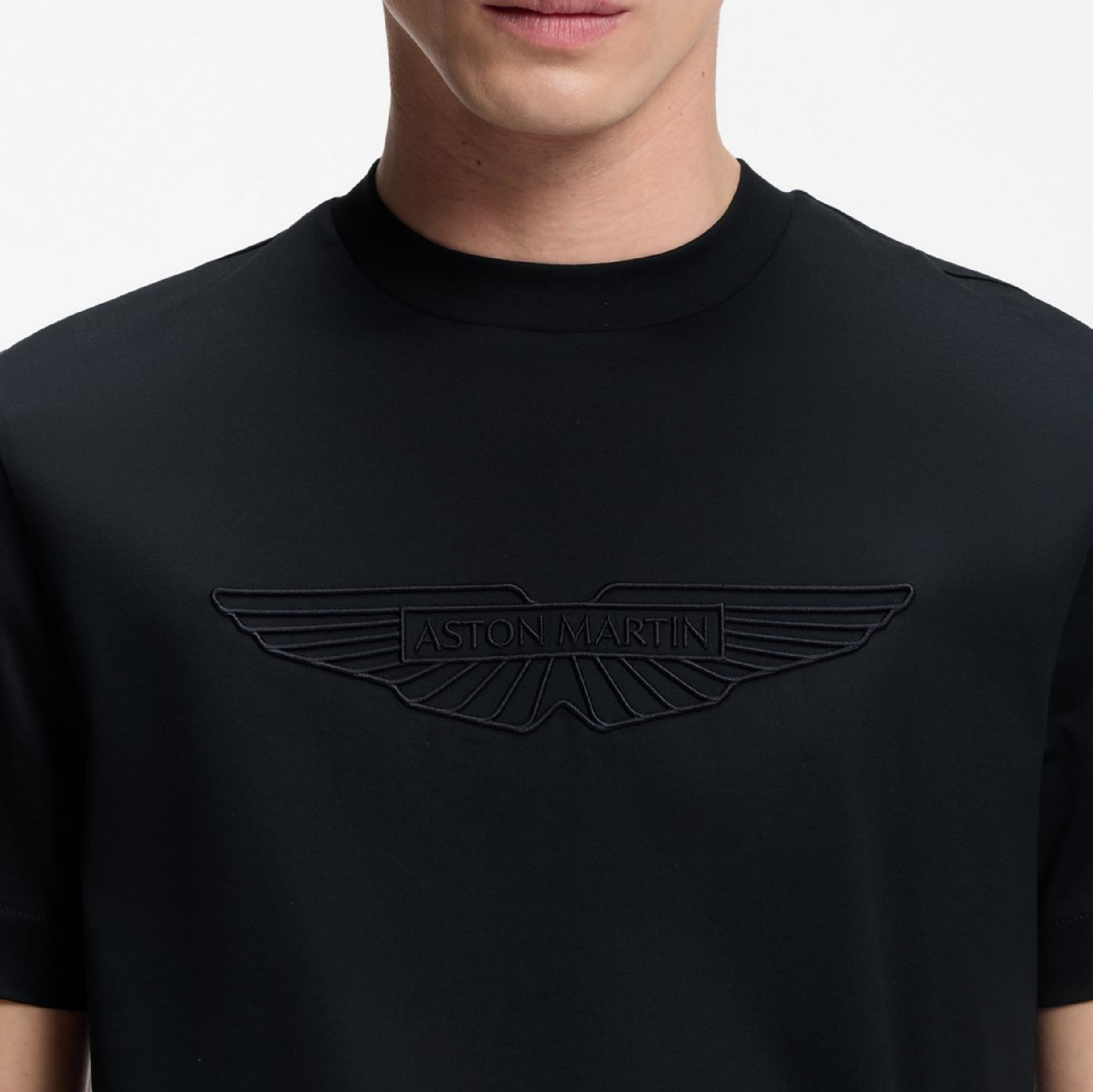 Hugo Boss x Aston Martin Embroidered Wing Detail Logo Tee (Special Edition) (5)