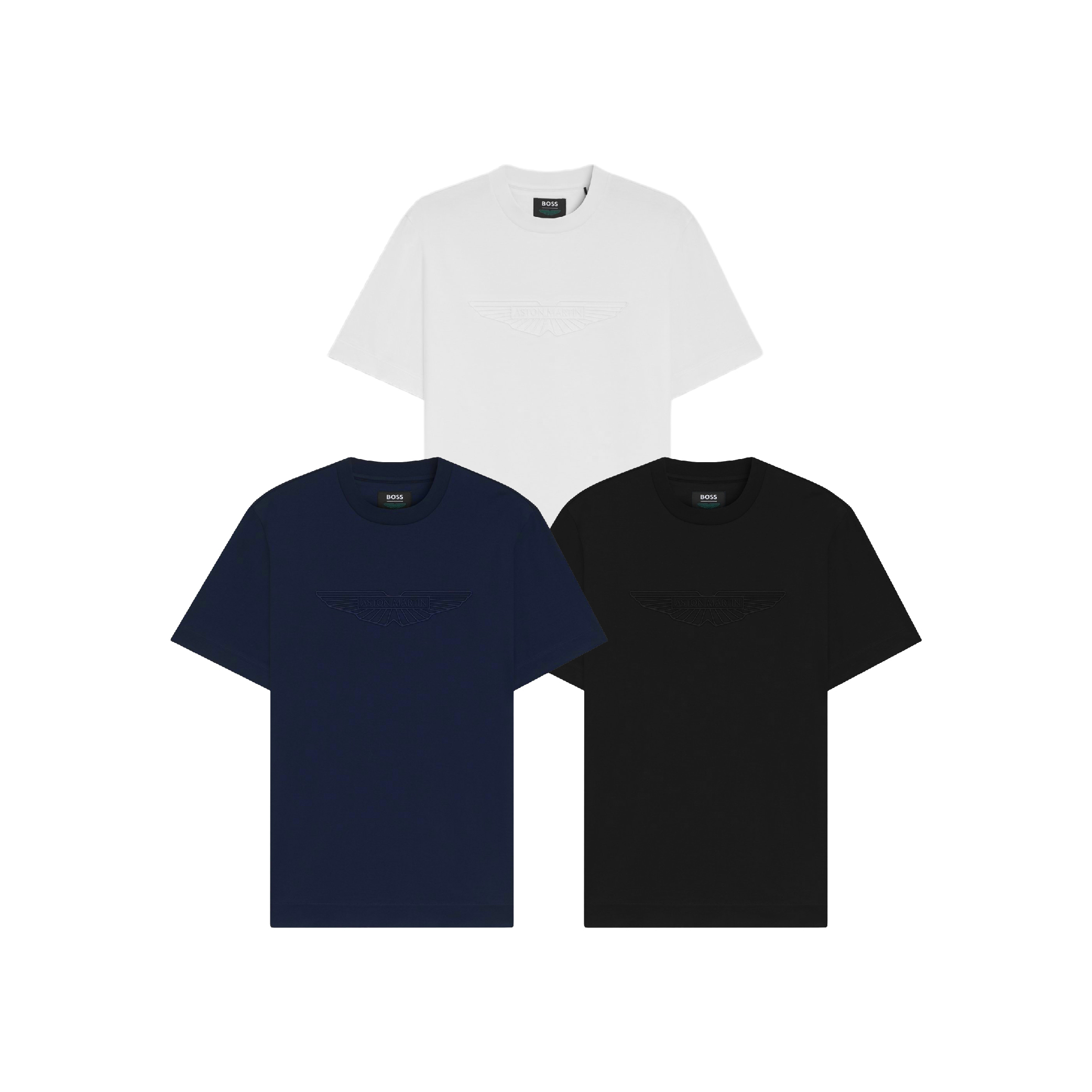 Hugo Boss x Aston Martin Embroidered Wing Detail Logo Tee (Special Edition)-01