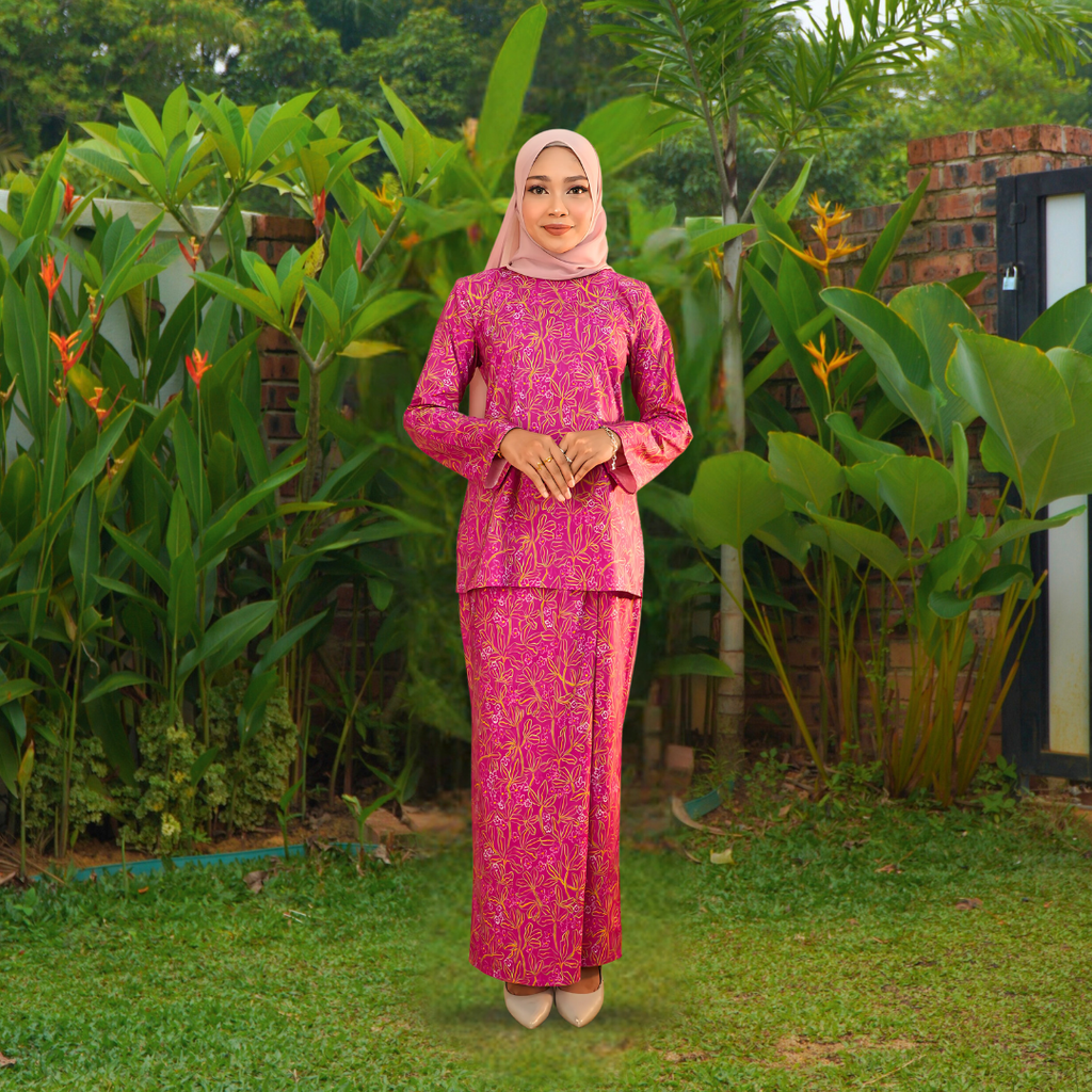 LATEST BAJU KURUNG MODEN MINI COTTON