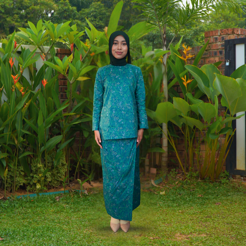 LATEST BAJU KURUNG MODEN MINI COTTON (1)