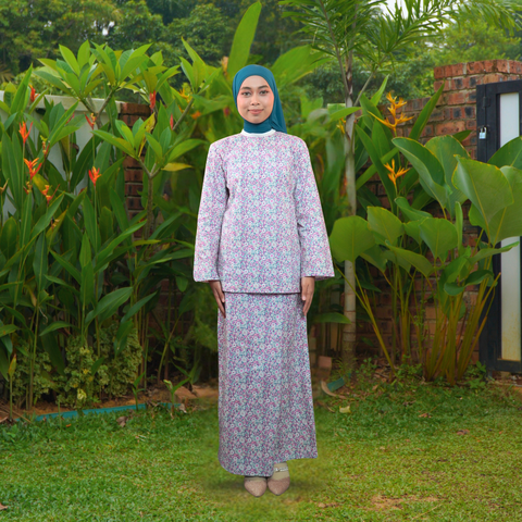 LATEST BAJU KURUNG MODEN MINI COTTON (6)