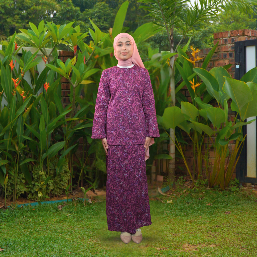 LATEST BAJU KURUNG MODEN MINI COTTON (7)