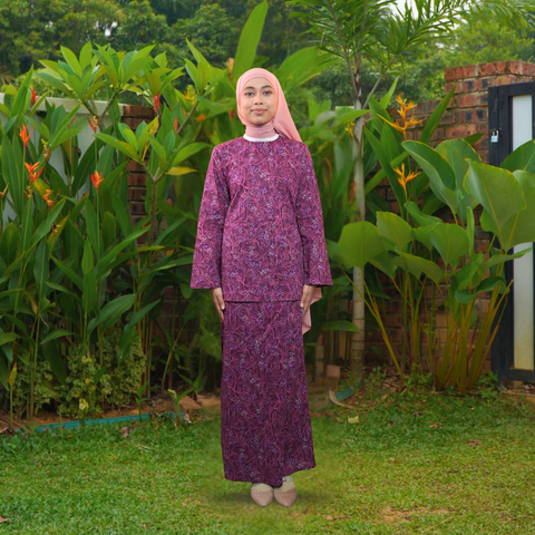 LATEST BAJU KURUNG MODEN MINI COTTON (7)