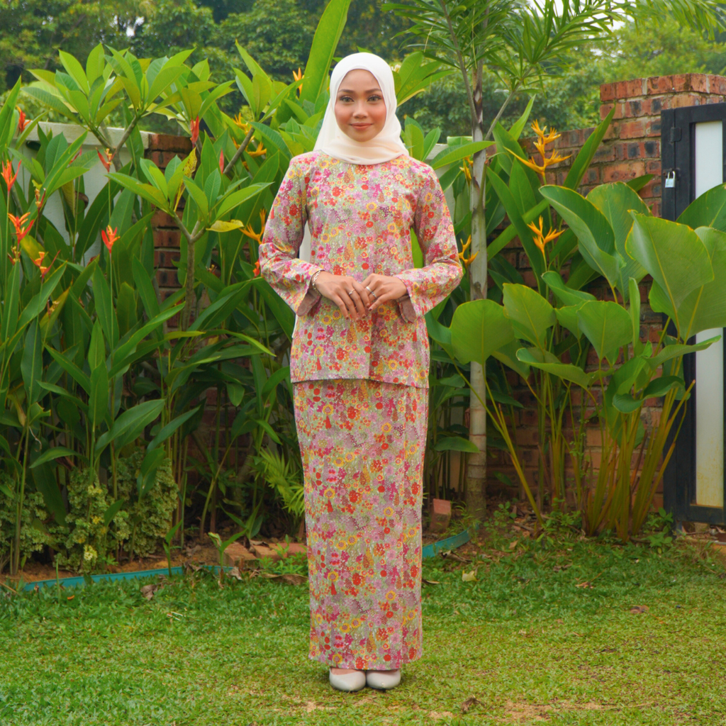 LATEST BAJU KURUNG MODEN MINI COTTON (11)