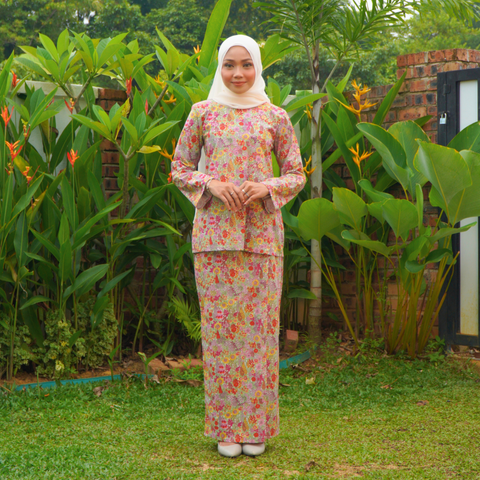 LATEST BAJU KURUNG MODEN MINI COTTON (11)