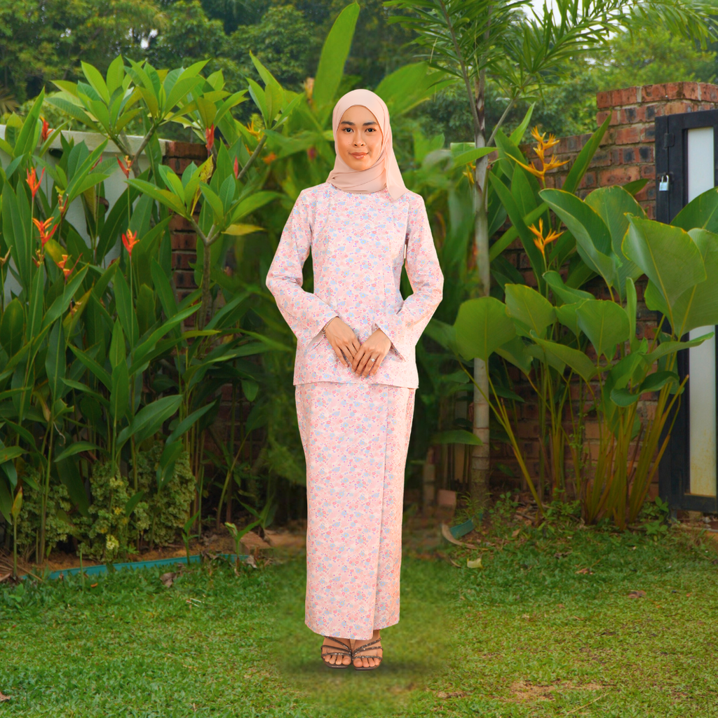 LATEST BAJU KURUNG MODEN MINI COTTON (14)