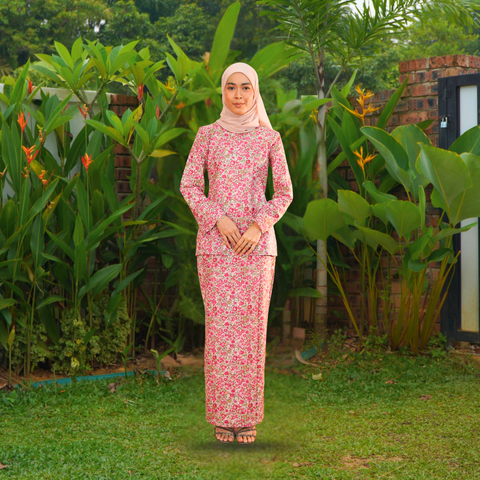 LATEST BAJU KURUNG MODEN MINI COTTON (16)
