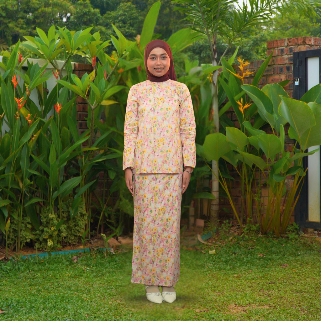 LATEST BAJU KURUNG MODEN MINI COTTON (18)