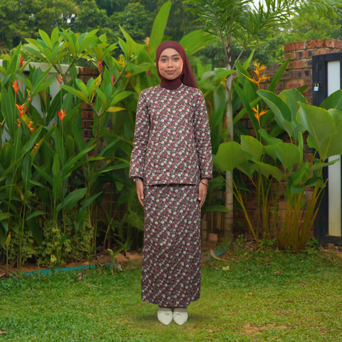 LATEST BAJU KURUNG MODEN MINI COTTON (19)