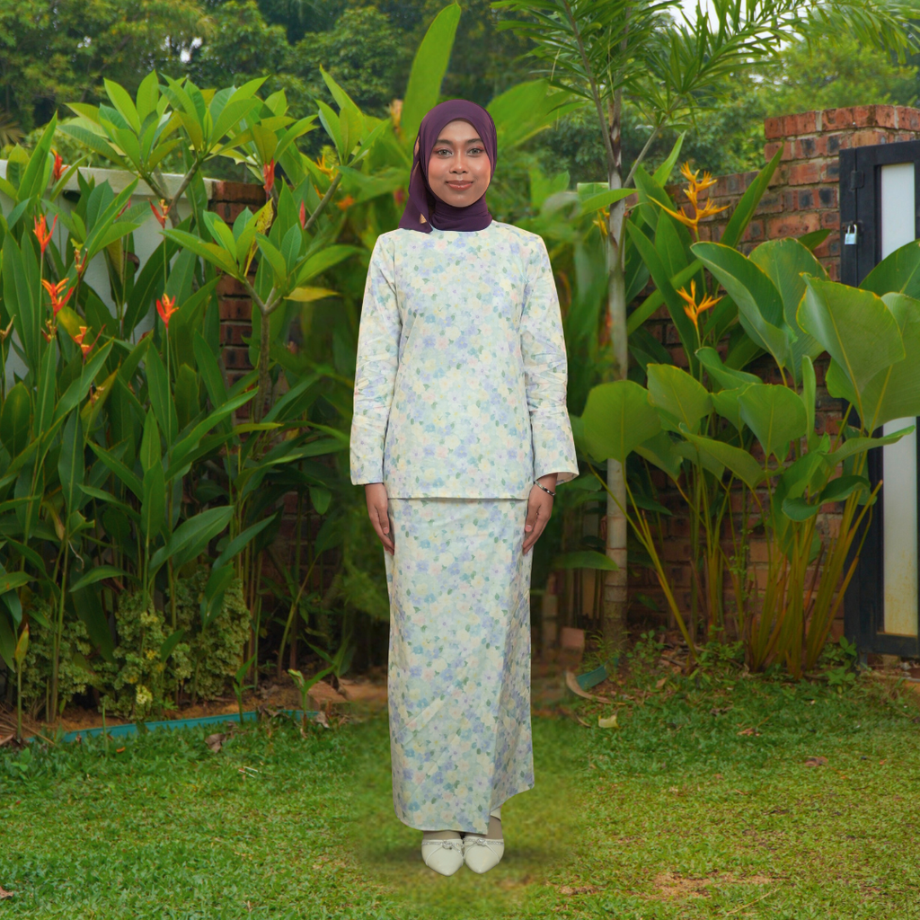 LATEST BAJU KURUNG MODEN MINI COTTON (24)