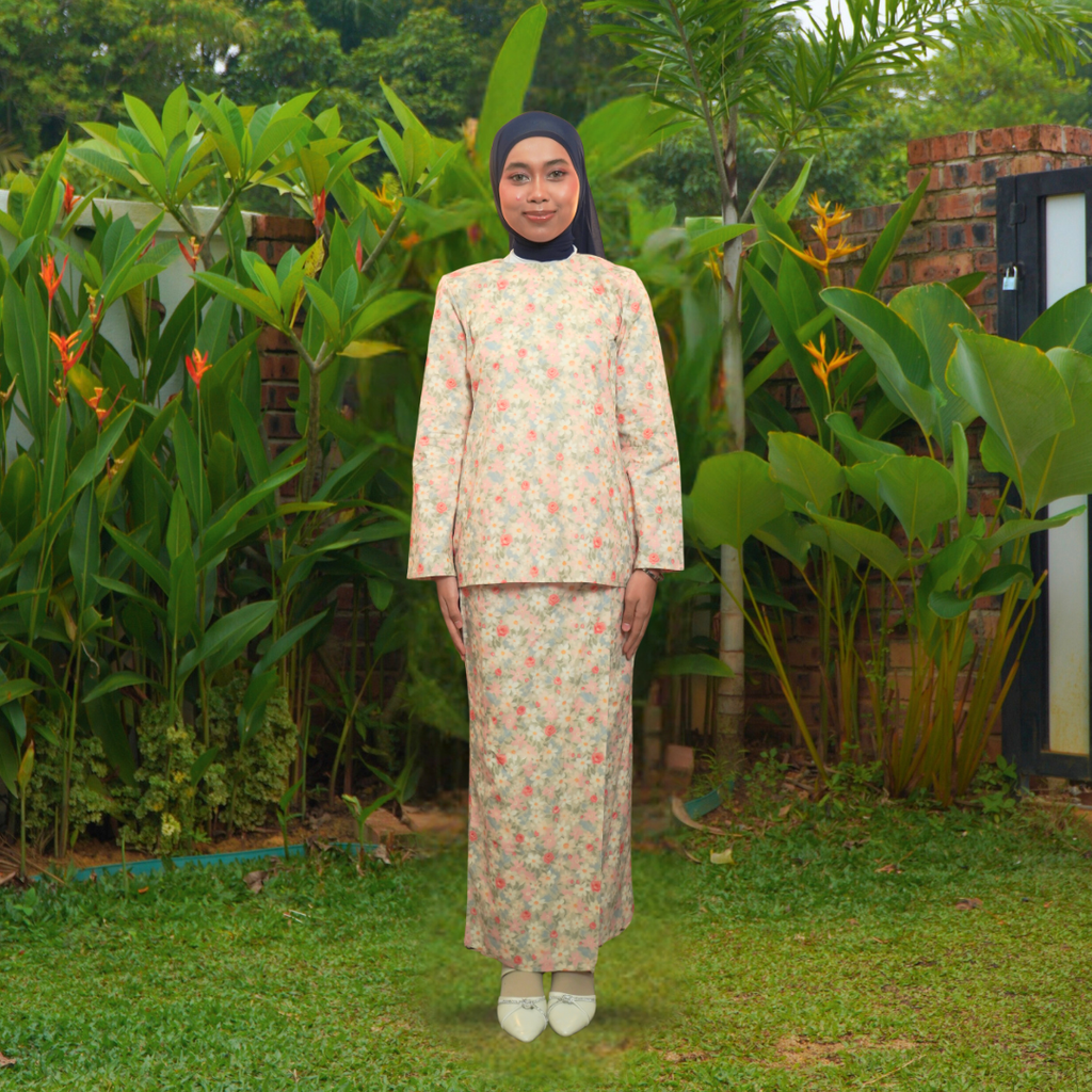 LATEST BAJU KURUNG MODEN MINI COTTON (25)