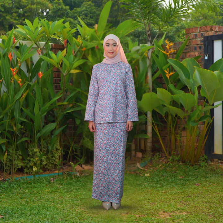 LATEST BAJU KURUNG MODEN MINI COTTON (5)