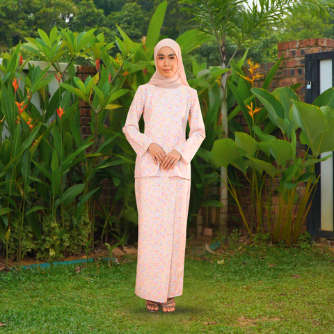 LATEST BAJU KURUNG MODEN MINI COTTON (7)
