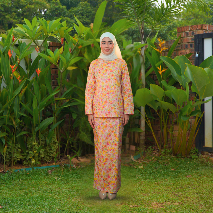 LATEST BAJU KURUNG MODEN MINI COTTON (8)