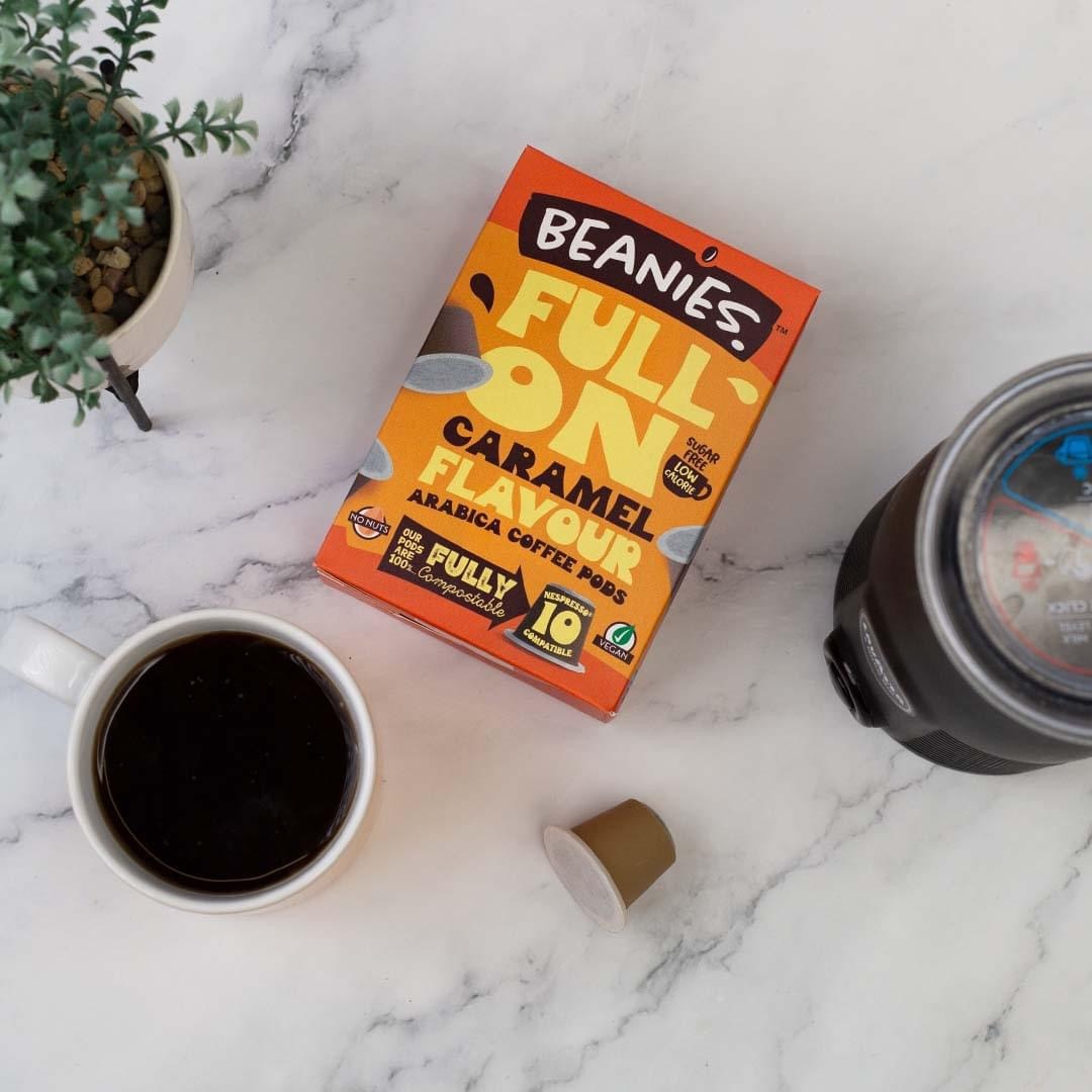 Caramel Flavoured Coffee Pods Beanies Flavour Coffee MY