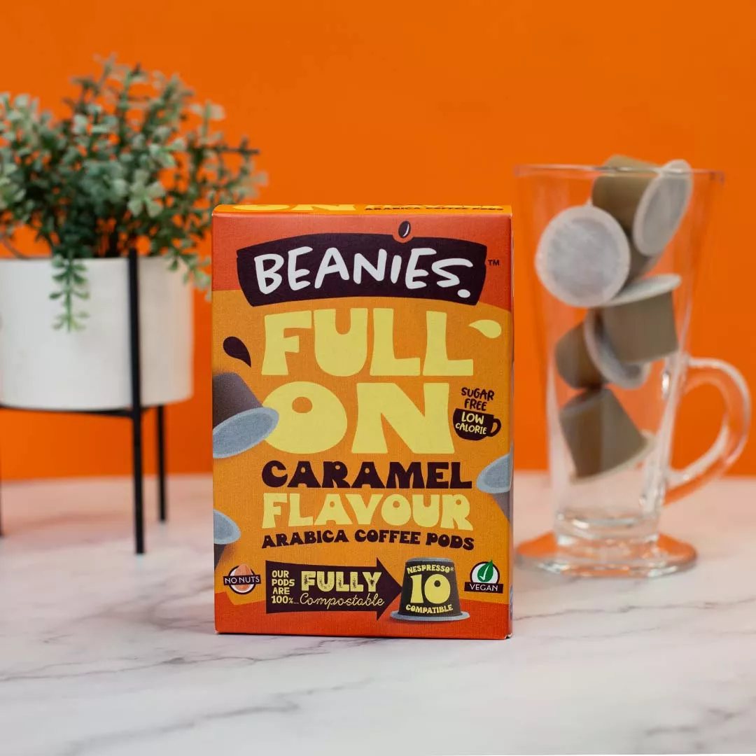 Caramel Flavoured Coffee Pods Beanies Flavour Coffee MY