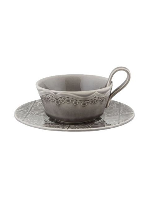 RN Teacup and Saucer Anthracite 