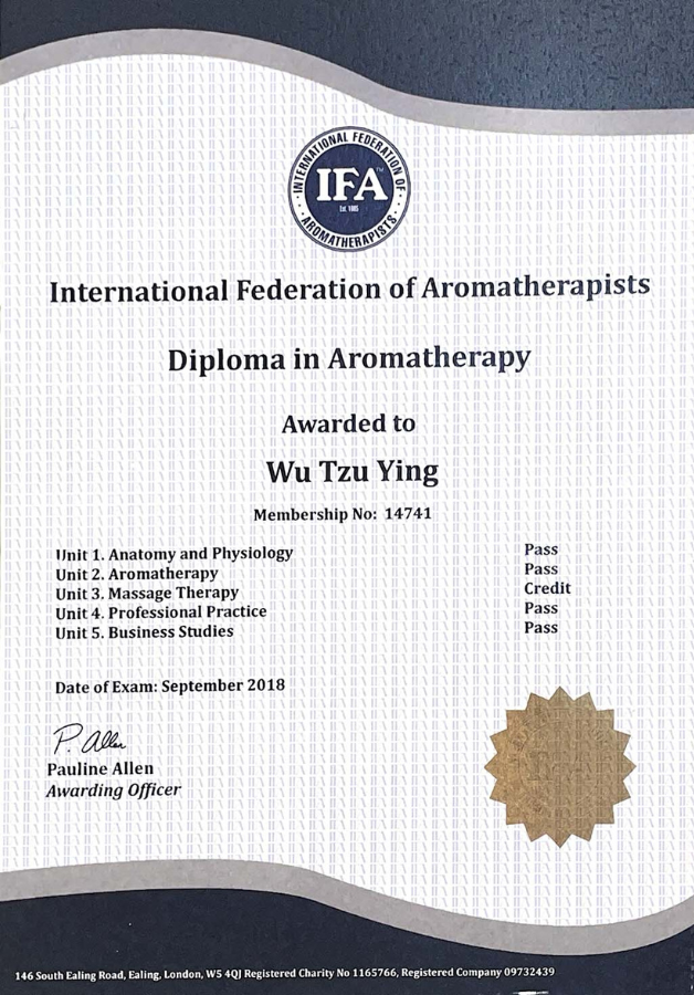 IFA 國際芳療證照