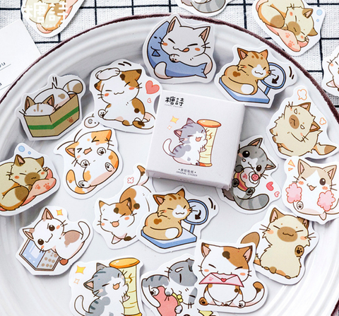 Candy Poetry Neko Stickers