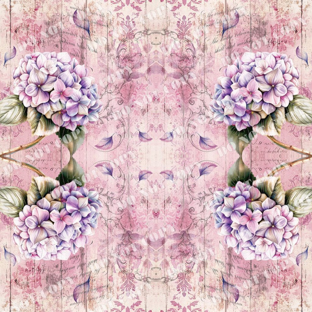 Flowers0125-2 (繡球花)浮