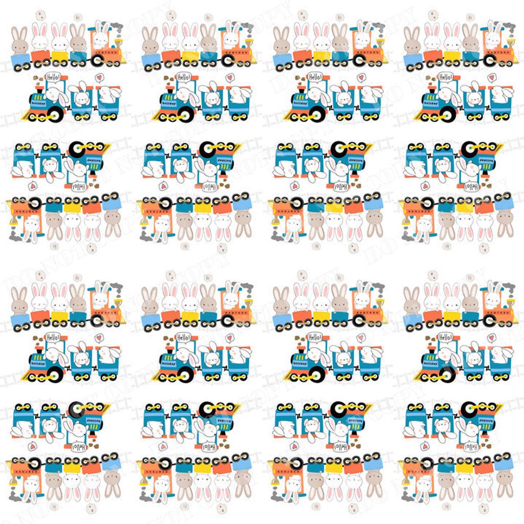 Cute Animal 0159-1 (16小格)浮