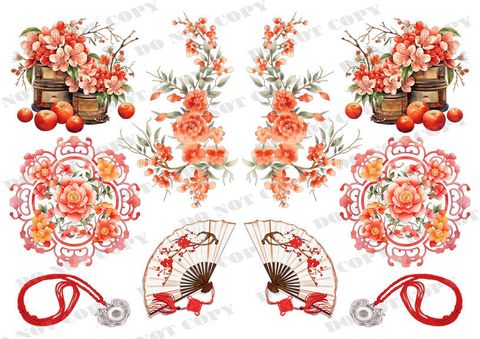 TF-新年0001B-2 (扇子較小)浮