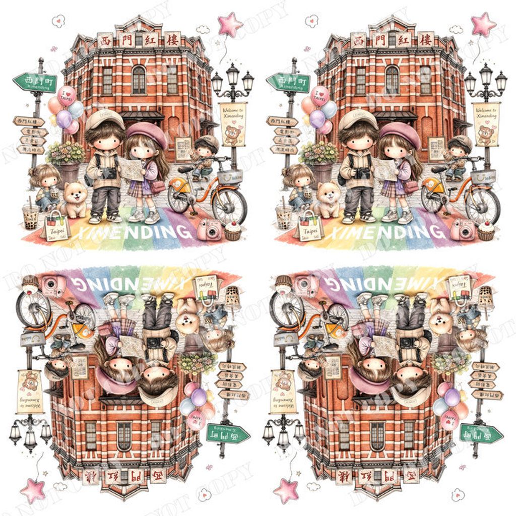 TW 台灣0001-2 (西門町-紅樓)浮