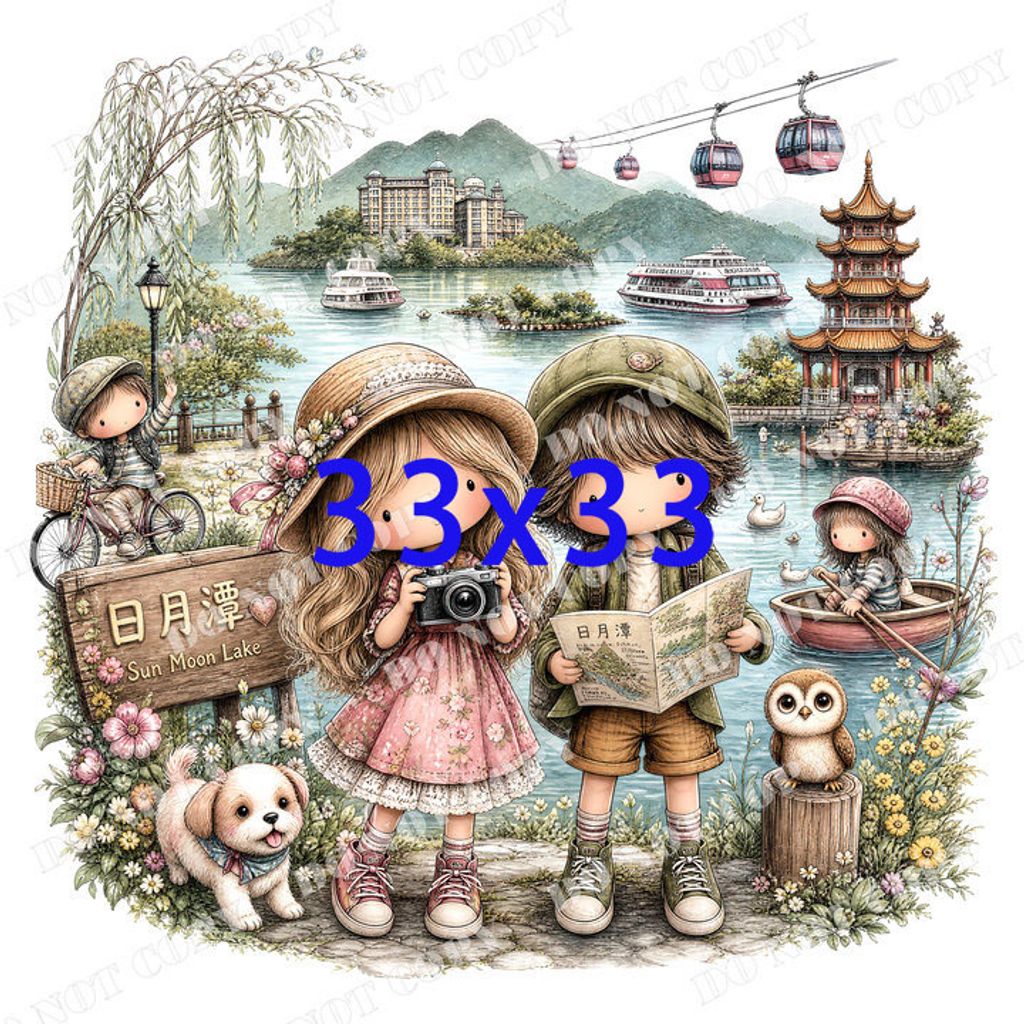 TW 台灣0008-3 (日月潭)浮