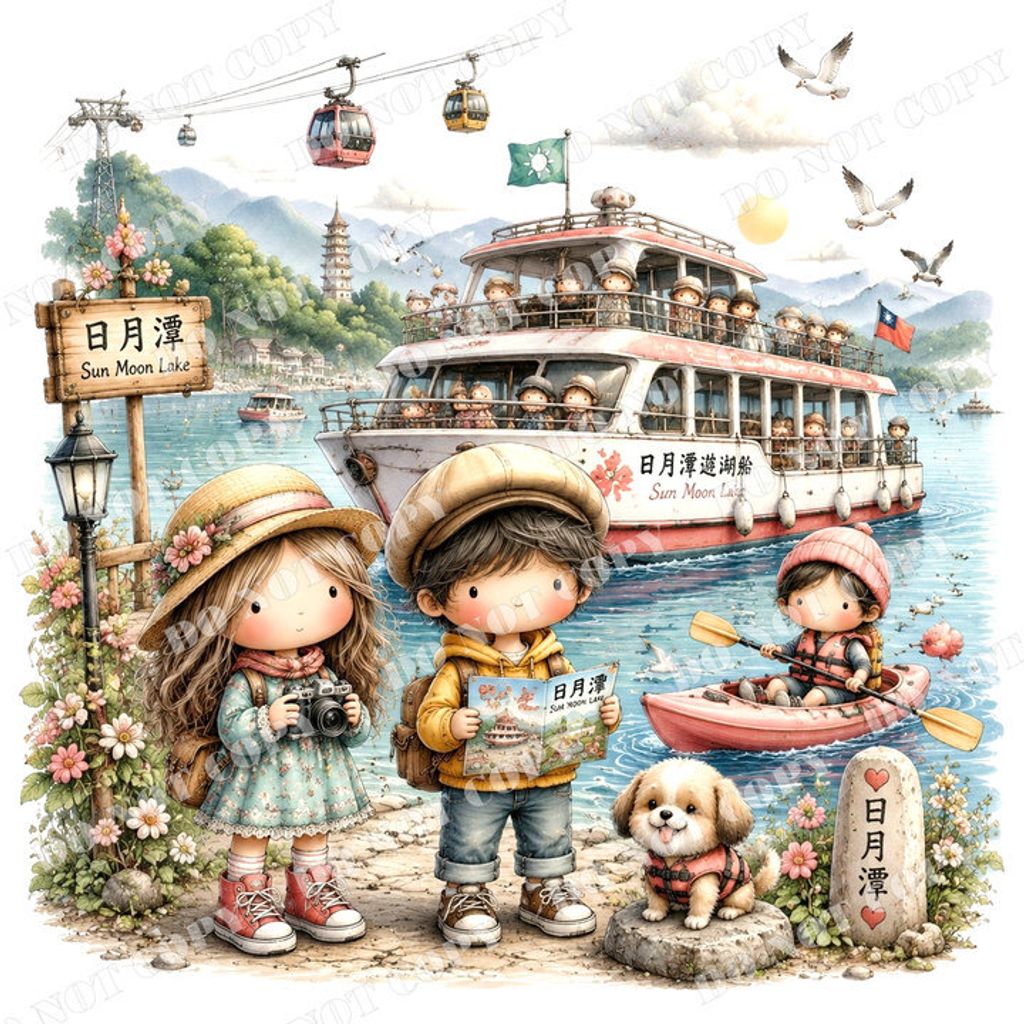 TW 台灣0009-1 (日月潭)浮